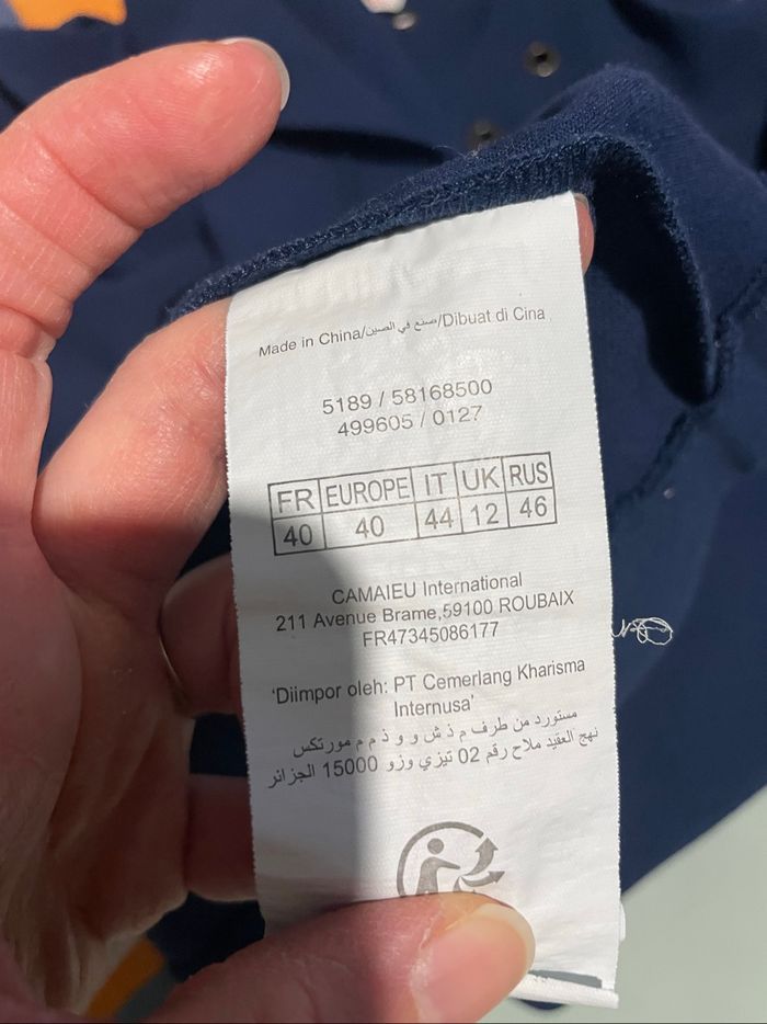 Robe marine taille 40 - photo numéro 6