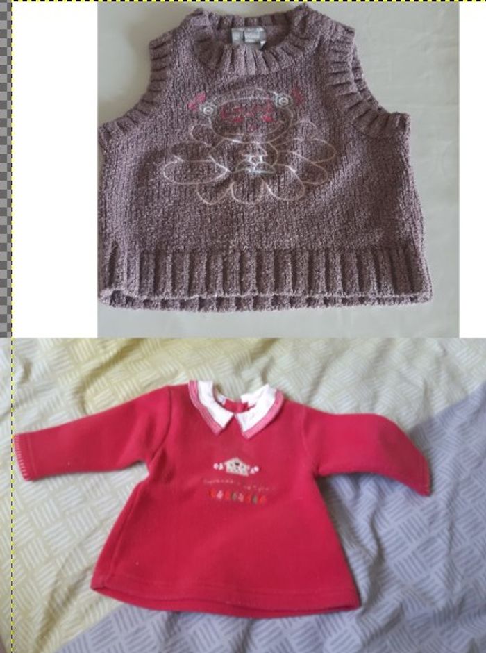 Lot 8 habits fille 12 mois - photo numéro 3