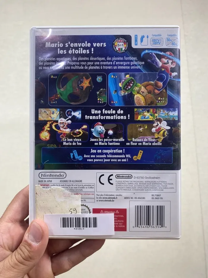 🎮 Super Mario Galaxy – Nintendo Wii – Complet – Version PAL FR - photo numéro 2