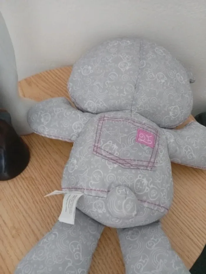 Peluche ours 30cm doodle bear tomy - photo numéro 3