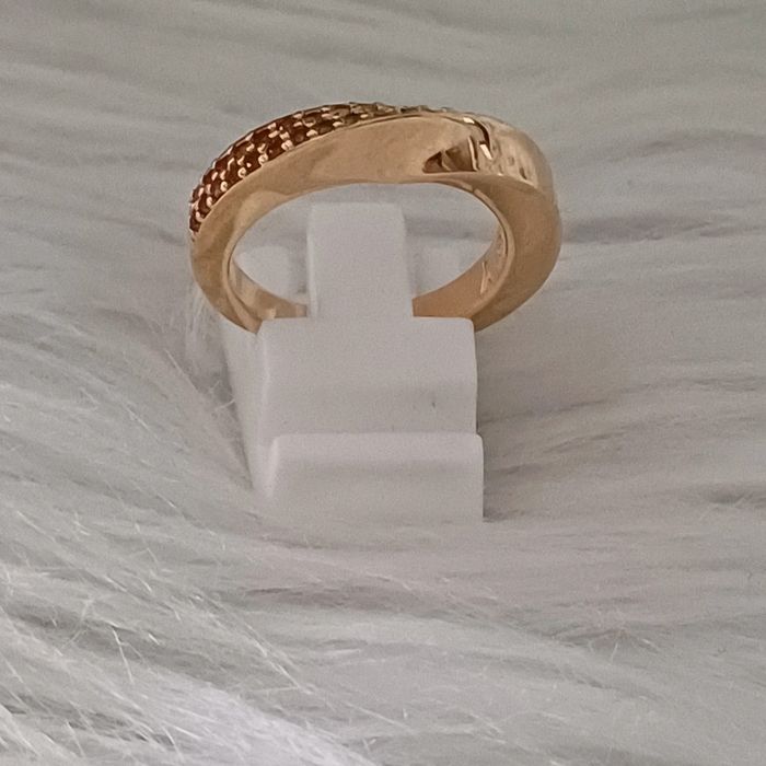 Bague doré à l'or fine et pierre zircon de la marque carré y - photo numéro 4