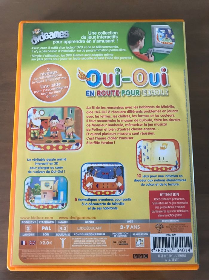 DvDGames jeu interactif Oui-Oui en route pour l’école - photo numéro 4