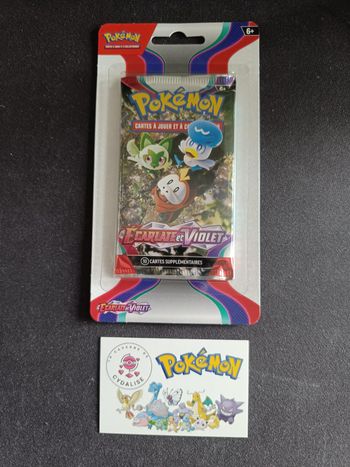 Booster Pokémon FR EV01 Écarlate Et Violet sous blister - Starter