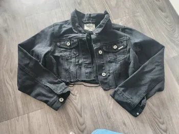 Veste en jean courte
