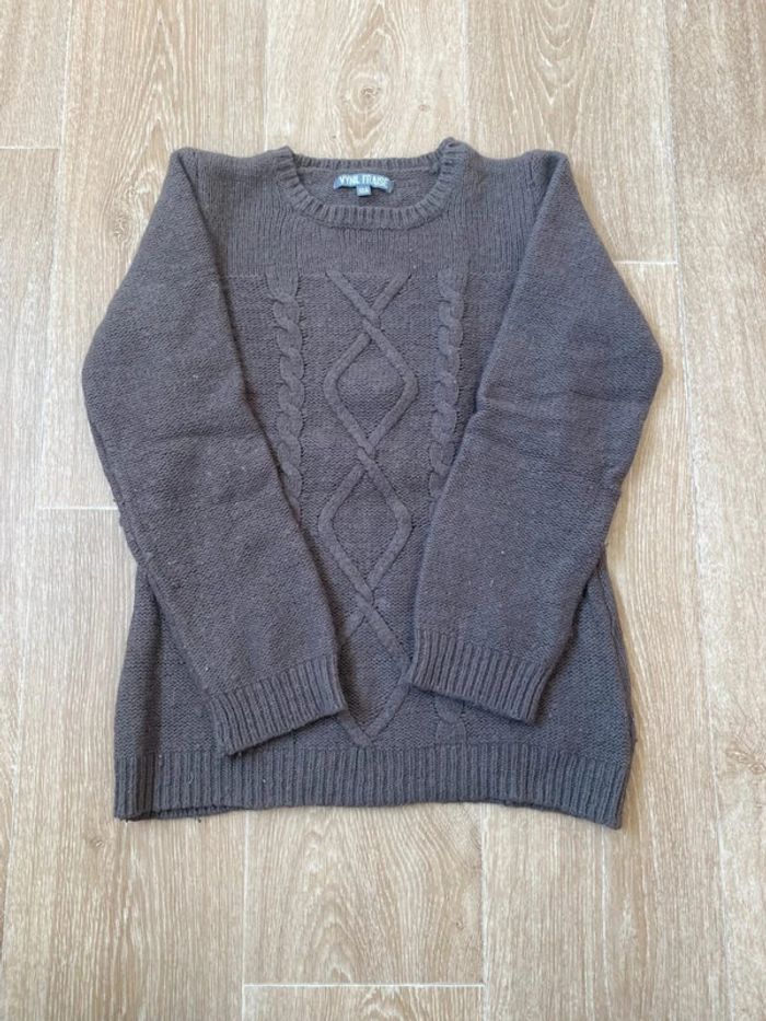 🎀 Pull chaud vynil fraise 10 ans