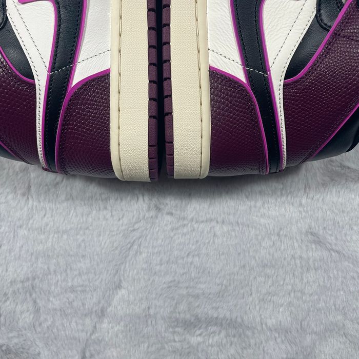 Nike Air Jordan 1 Mid « Sail Black-Active Pink » pointure 44.5 - photo numéro 5