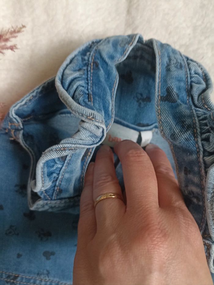 Robe en jean à bretelles Minnie - photo numéro 2