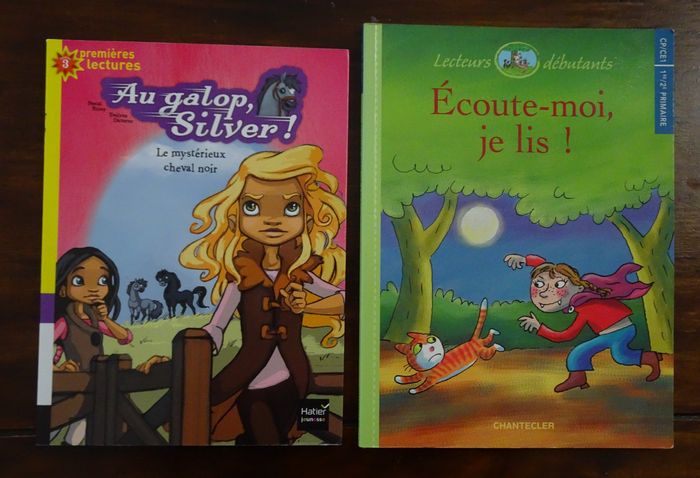 Lot de 2 livres premières lectures CP niveau 3