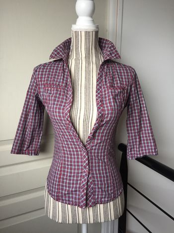 Chemise à carreaux taille 36