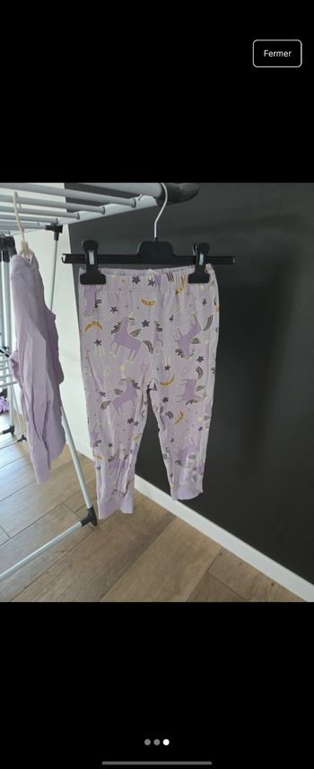 Pyjama fluorescent 4 ans