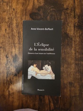 Livre : L'éclipse de la sensibilité