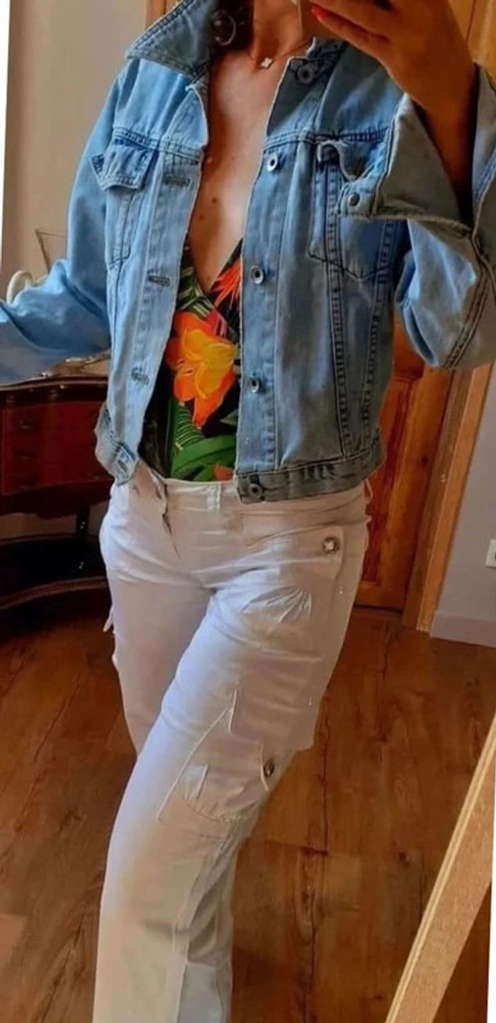 Blouson en jeans vintage JNCO - photo numéro 4