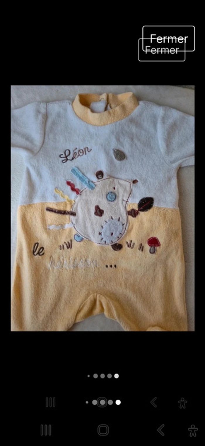 Pyjama bébé garçon.  Kitchoun - photo numéro 4
