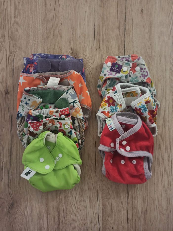Lot de couches lavables + inserts bambou