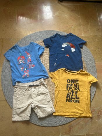 Lot vêtements été garçon 4 ans 