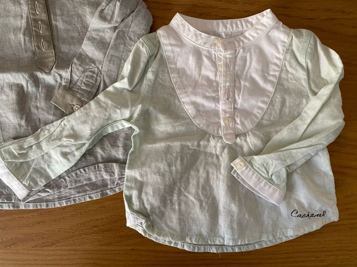 Cacharel Lot de 2 Chemises légères Taille 3 mois - photo numéro 3