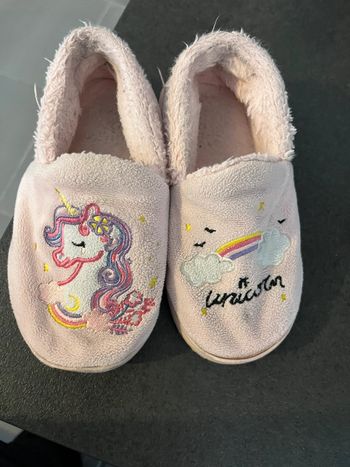 Chaussons licorne