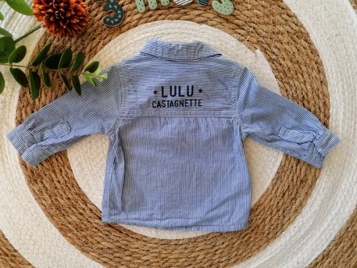 Ensemble jean + chemise manches longues - 3 mois - photo numéro 5