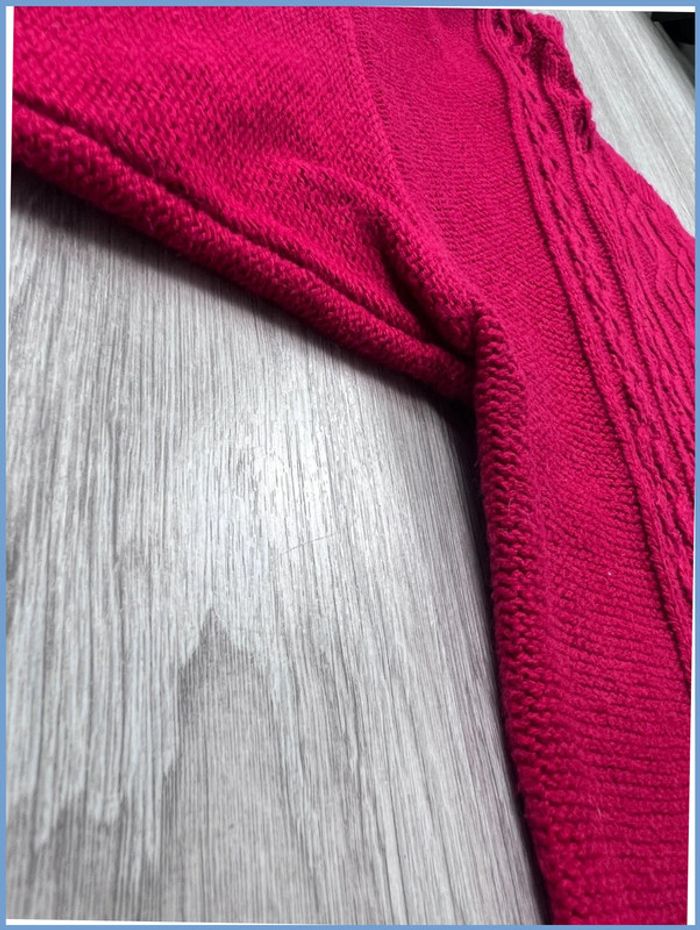 Pull femme torsadé Chaps Rouge Taille L - photo numéro 14