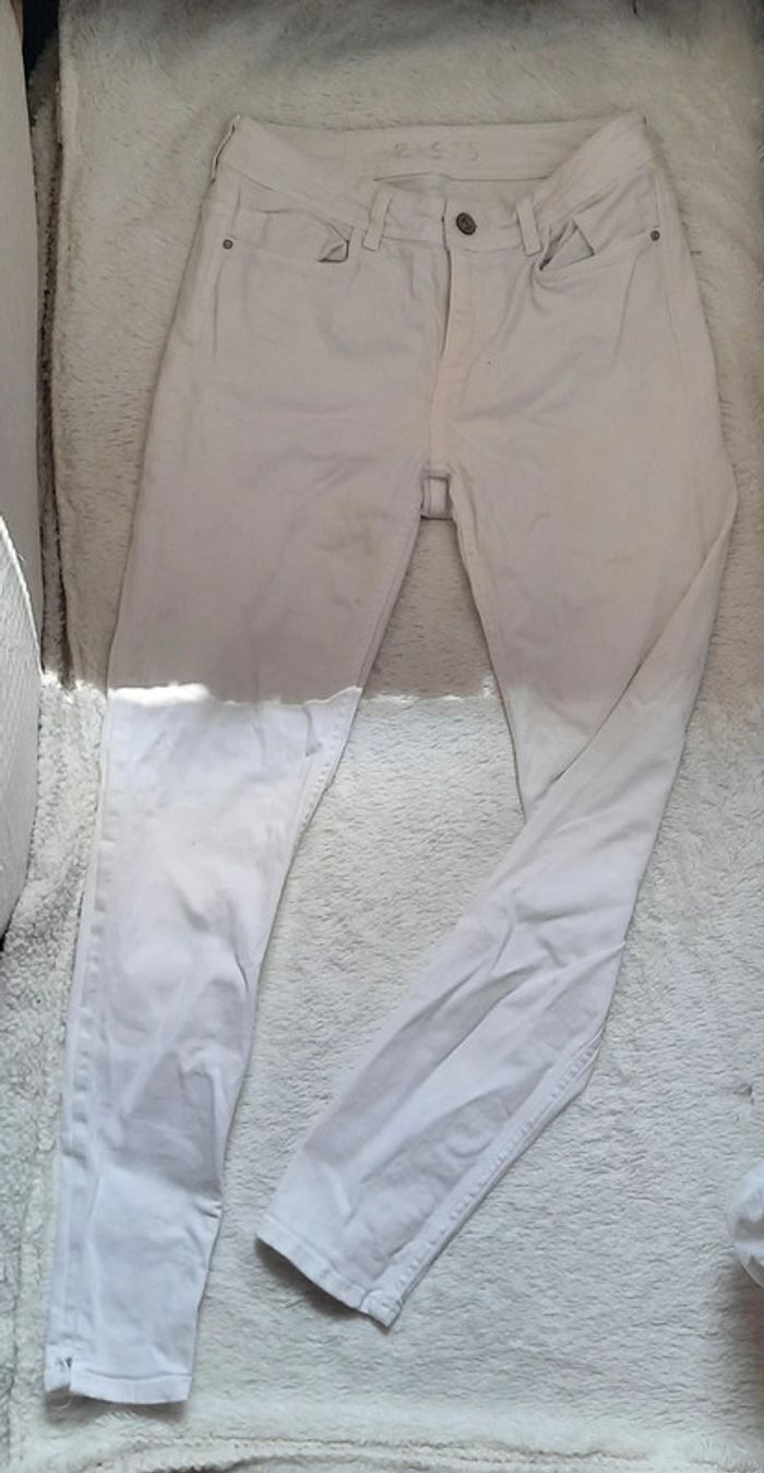 Jean skinny blanc