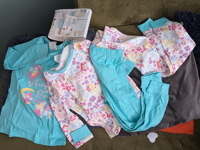 Lot de 2 pyjamas fille. Taille 5-6 ans. Neuf . Lilly &Dan. 100% coton. - photo numéro 5