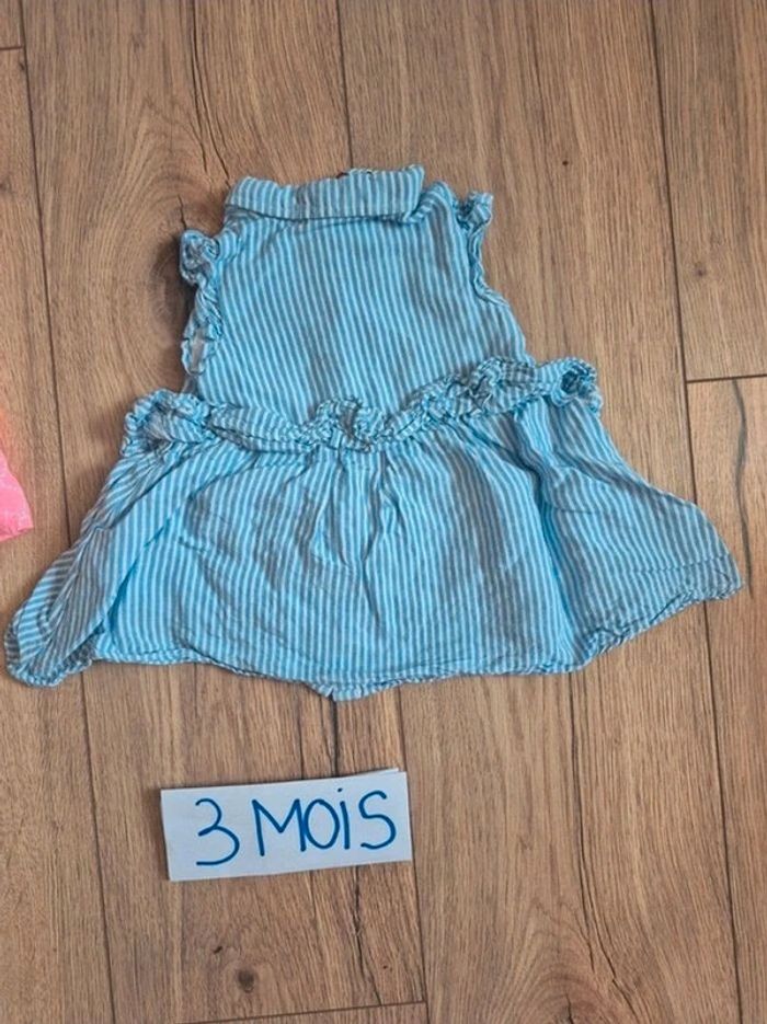 🌸 Lot de 2 robes été fille – 3 mois – Très bon état - photo numéro 11