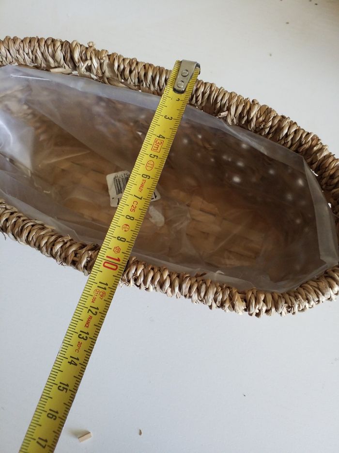 2 panieres de rangement en osier - photo numéro 6