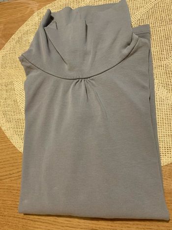 Sous pull uni gris à col roulé  C&A Taille 12 ans en TBEG