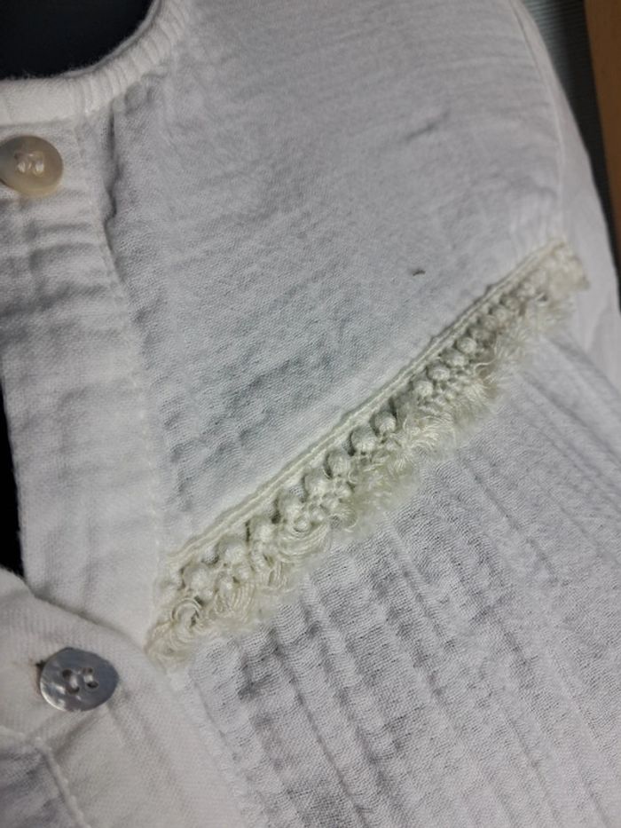 Balzac blouse été blanche T.36/38 en tbe - photo numéro 5