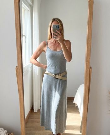 Robe longue Club Med grise – coton – taille S – très bon état