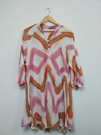 Robe longue tricolore 38