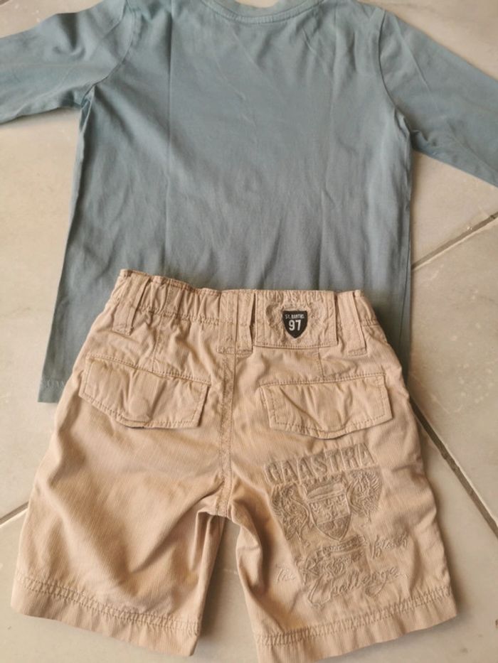 Short Gaastra + t-shirt Esprit t. 92 - photo numéro 3