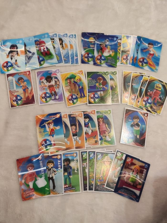 Lot de cartes Playmobil