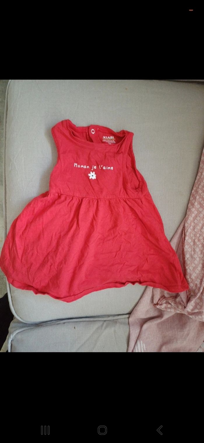 Robe bébé fille maman je t'aime