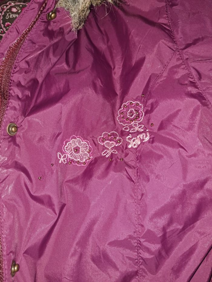 Superbe parka violine sergent major doublure polaire - photo numéro 7