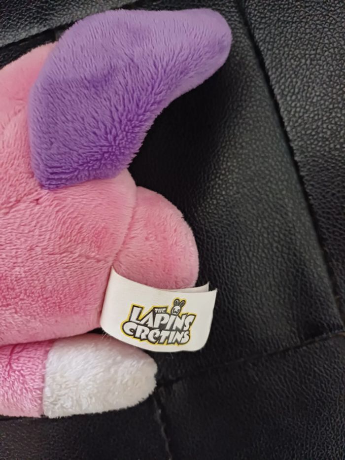 doudou lapin crétin haut de 24 cm - photo numéro 3