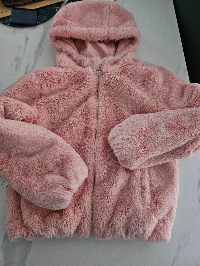 Veste molleton rose pale - photo numéro 3