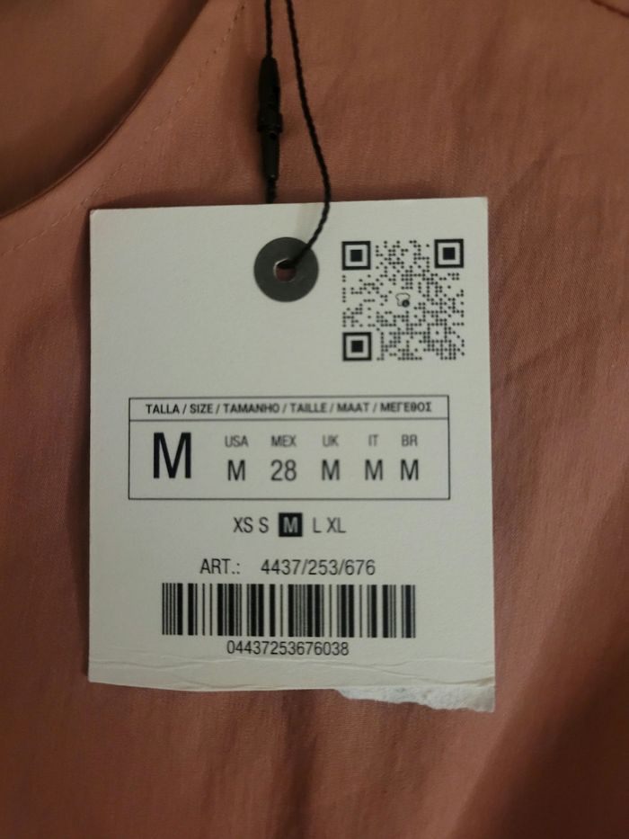 Blouse Zara rose poudré Taille M🎀 - photo numéro 4