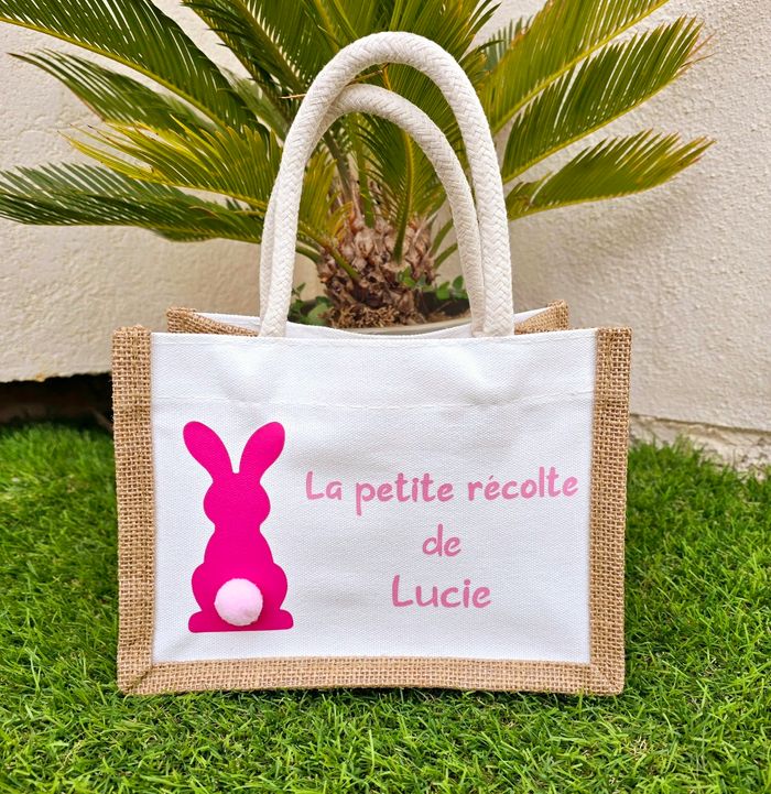 Petit panier de pâques personnalisé