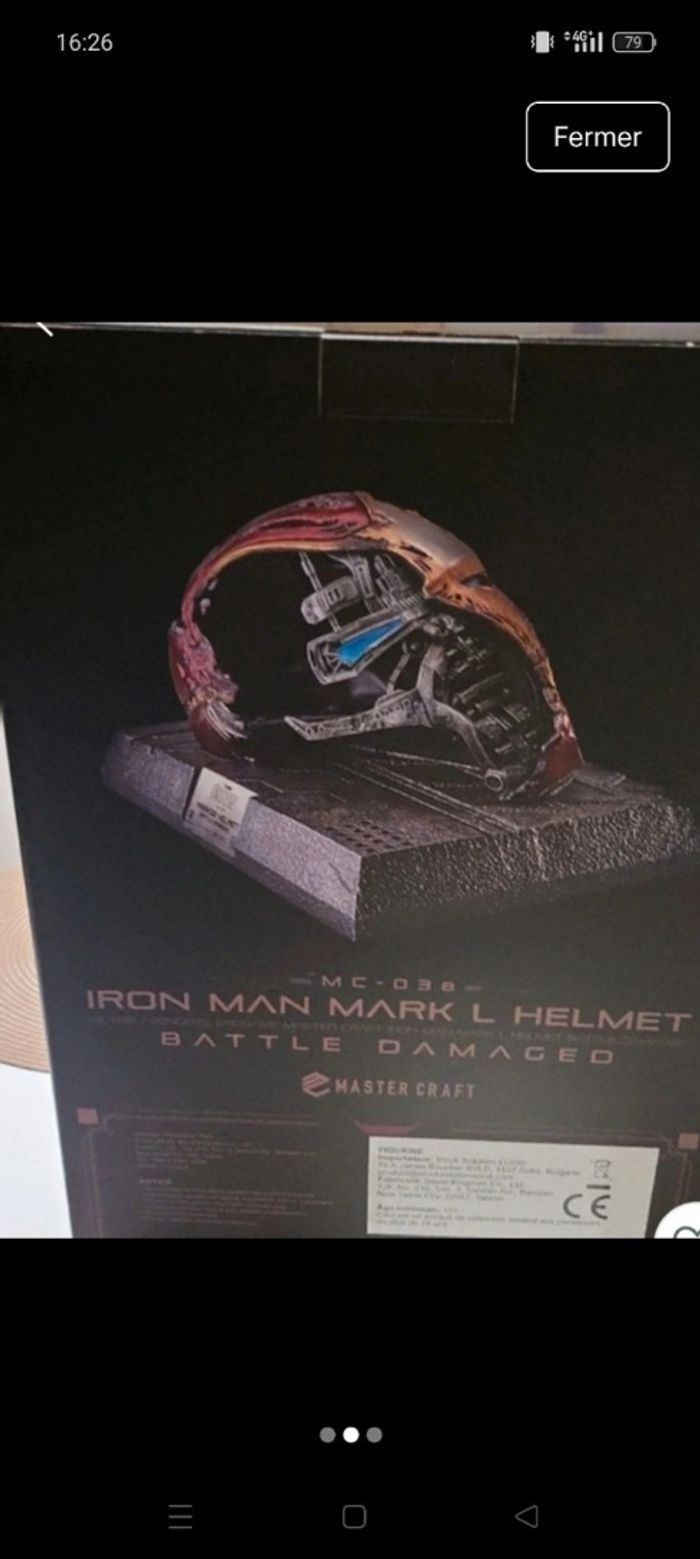 Casque Iron man édition limitée - photo numéro 5