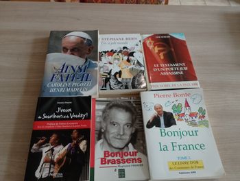 Lot de 6 livres, divers (9)