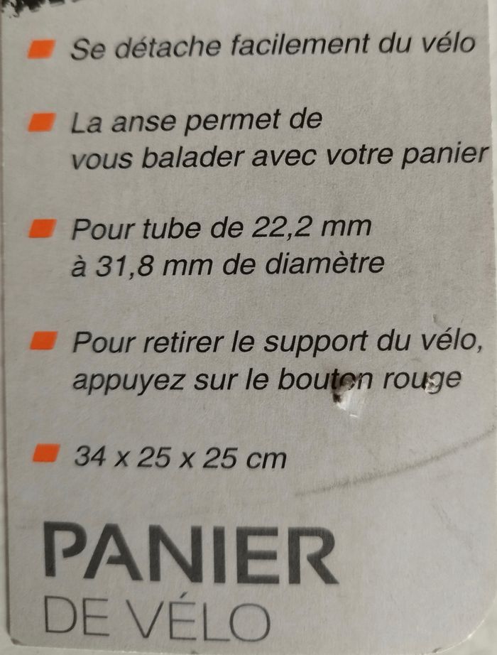 Porte-Bagages Panier complet et détachable avant vélos adultes et enfants, VTT - photo numéro 6