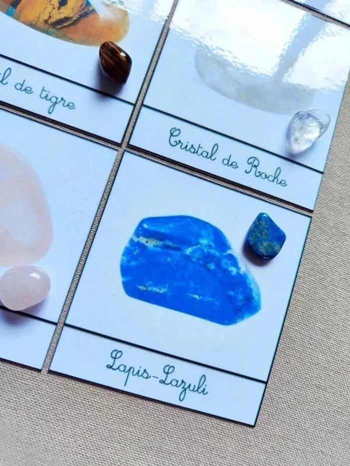 10 Cartes de nomenclature sur les pierres lithothérapie - photo numéro 6