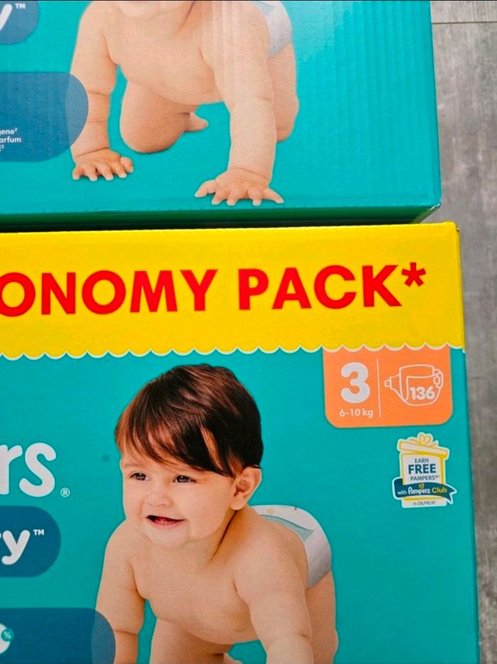 🌟 Pampers Baby Dry 2x136 couches T3 (6 - 10 kg) 🌟 - photo numéro 2