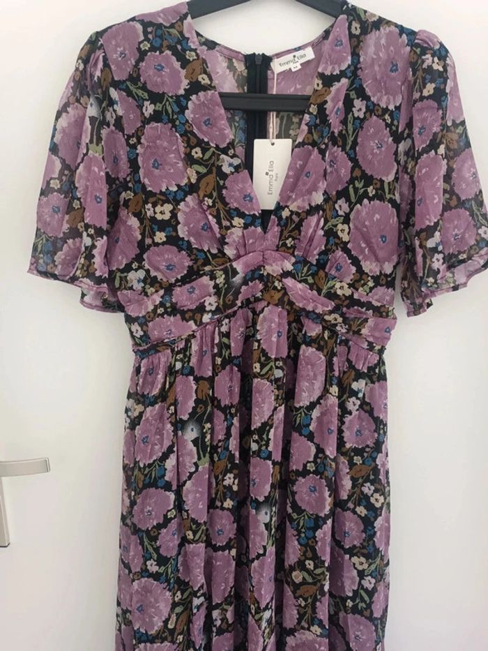 Robe longue fleurs cérémonie Taille M Emma & Ella Neuf avec étiquette - photo numéro 2