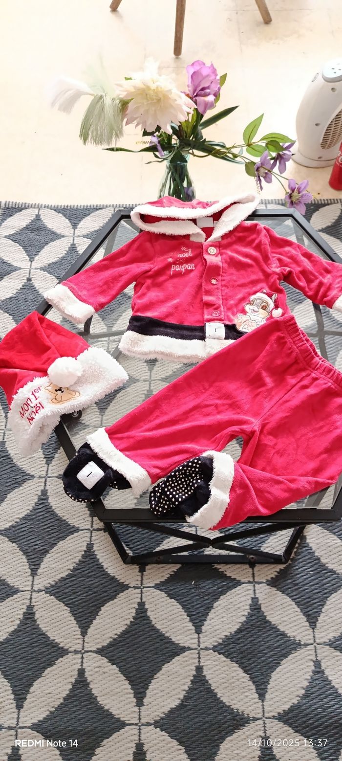 🎄✨ Ensemble bébé fille Disney Bambi – 3 pièces – Taille 6 mois ✨🎄 - photo numéro 4