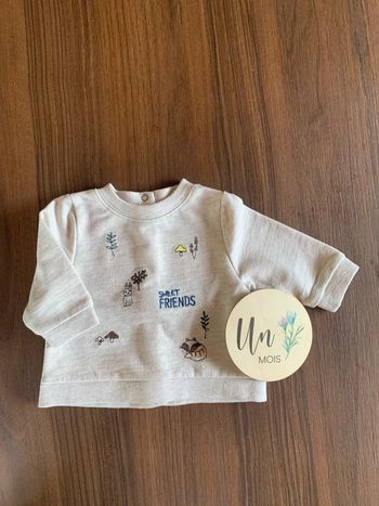 Sweat 1 mois Verbaudet