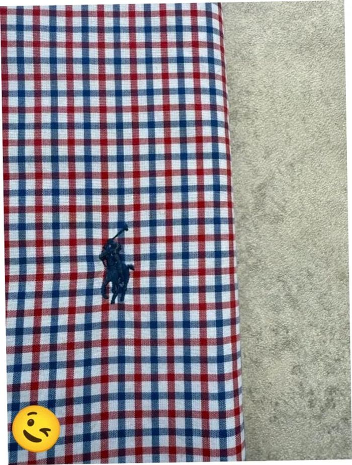 Chemise Ralph Lauren manches longues Taille L rouge Homme Men CHE131 - photo numéro 2