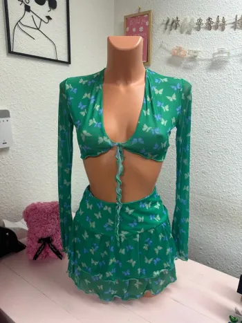 Ensemble motif papillon neuf H&M taille XS