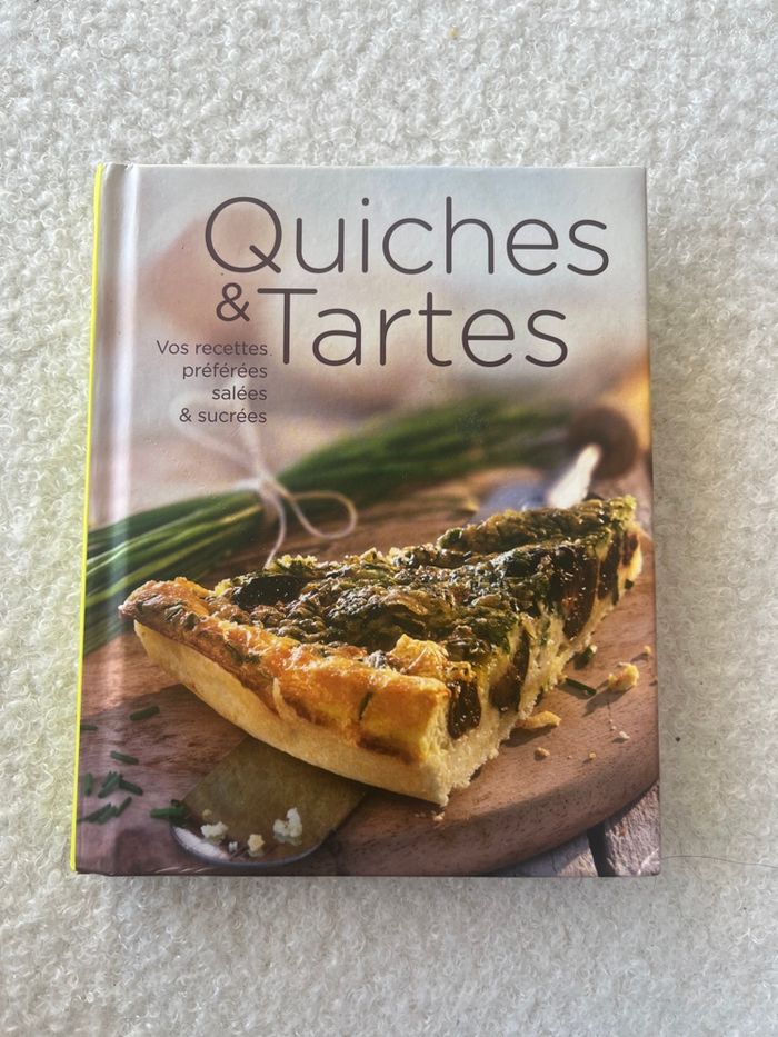 Livre recettes quiches et tartes
